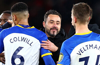 премьер-лига Англия, Брайтон, Роберто Де Дзерби, Джейсон Стил, Льюис Данк, Эван Фергюсон, Паскаль Гросс, Алексис Мак Аллистер