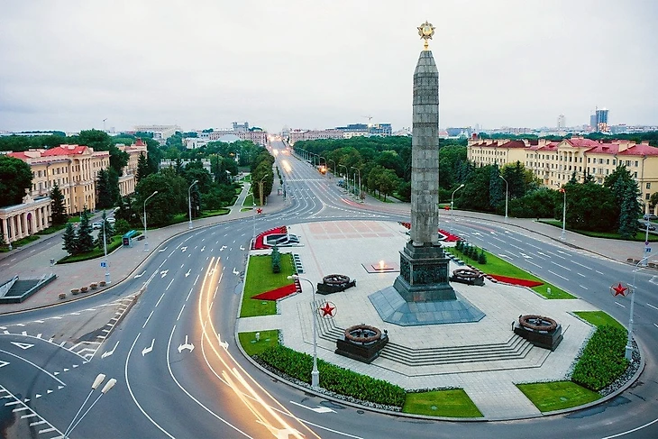 Площадь Победы в Минске