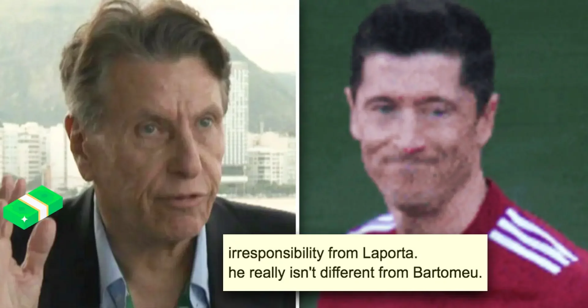 Пини Захави, Барселона, Жоан Лапорта, Ла Лига, Роберт Левандовски