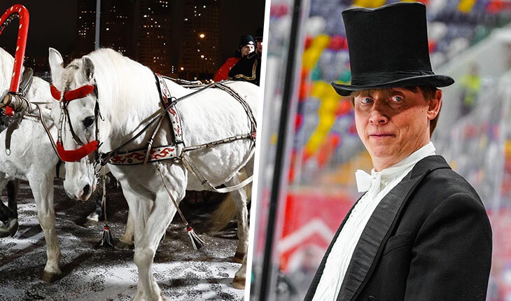 Кареты, фраки, гусары и братки на «Мерине». «Спартак» мощно отметил 875-летие Москвы ретроматчем