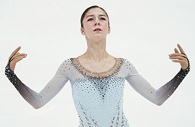 Волжский пируэт, Анна Фролова, сборная России, Сергей Давыдов, Гран-при России, женское катание