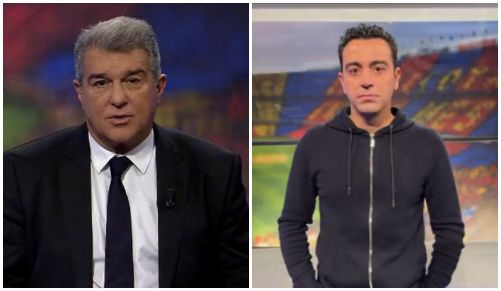 Жоан Лапорта, Хави, Барселона