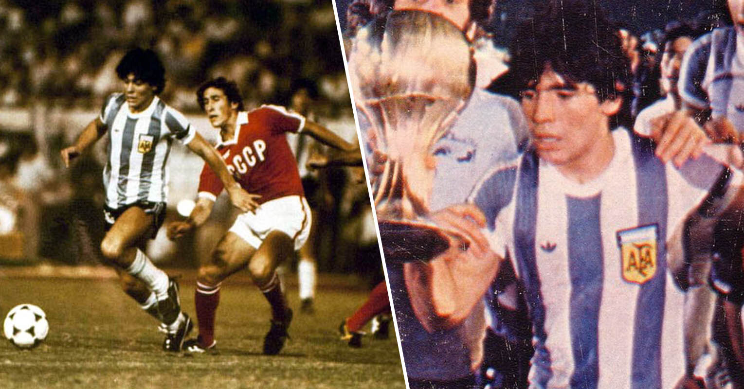 Первый трофей Марадоны – МЧМ-1979. В финале забил сборной СССР и стал лучшим игроком турнира
