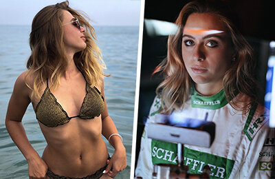 девушки и спорт, переходы, фото, Девушка дня, серия W, G-Drive Racing, София Флерш