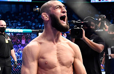 Хамзат Чимаев, UFC, MMA, Чимаев - Ли Цзинлян, брань