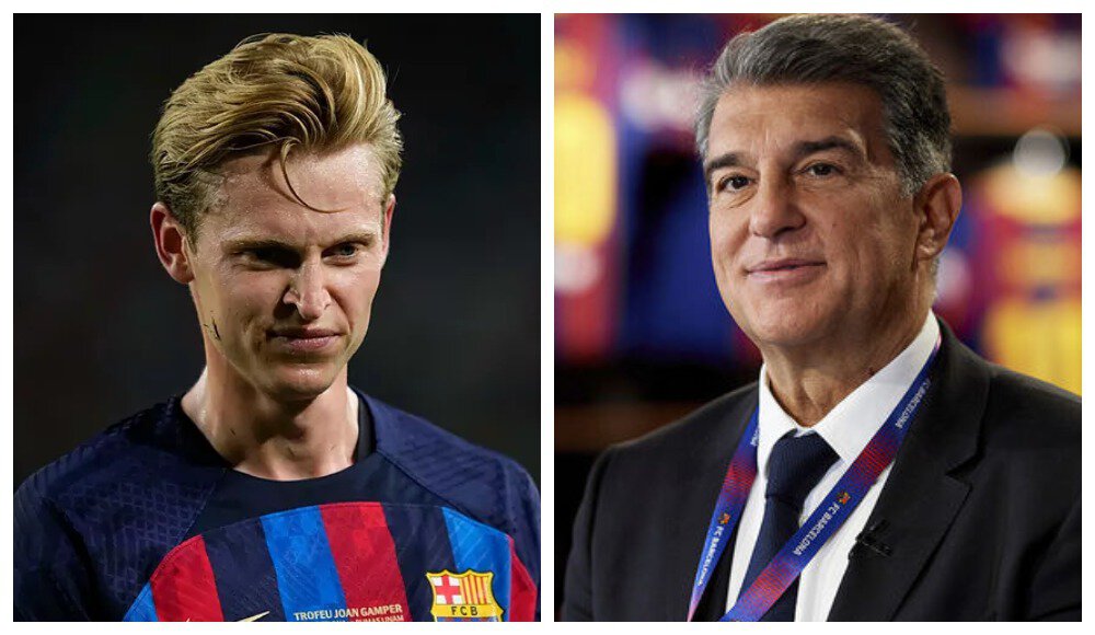 Френки де Йонг, Жоан Лапорта, Барселона, Лука Модрич