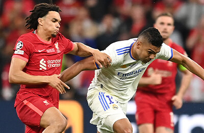 Реал Мадрид, тактика, Джордан Хендерсон, Мохамед Салах, Каземиро, Тони Кроос, Ибраима Конате, Даниэль Карвахаль, Юрген Клопп, Ливерпуль, Карло Анчелотти, Тиаго Алькантара, Винисиус Жуниор, Тибо Куртуа, Лига чемпионов УЕФА