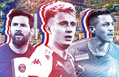 Лионель Месси, Монако, Неймар, Килиан Мбаппе, Филипп Клеман, лига 1 Франция, Александр Головин, Виссам Бен-Йеддер, Бреэль Эмболо