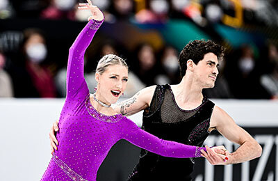 сборная Канады, Пайпер Гиллес, Поль Пуарье, танцы на льду