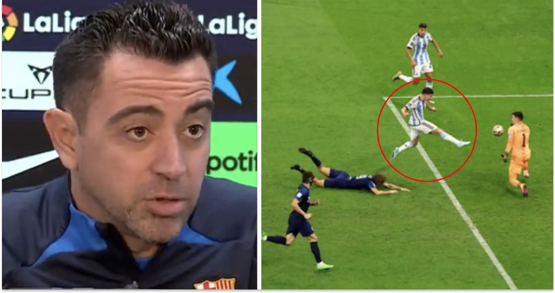 Барселона, Хави, Хулиан Альварес, Ферран Торрес