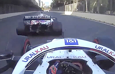 Мик Шумахер, Хаас, Михаэль Шумахер, Никита Мазепин, Гран-при Азербайджана, Формула-1, видео
