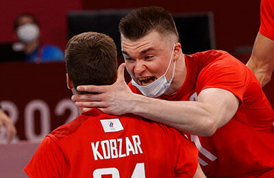 Егор Клюка, Максим Михайлов, Игорь Кобзарь, Туомас Саммельвуо, сборная Бразилии, Токио-2020, сборная России по волейболу, Иван Яковлев, Дмитрий Волков, Артем Вольвич