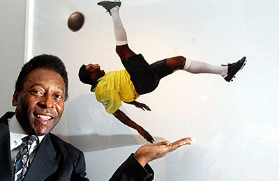 Сборная Бразилии по футболу, Пеле, Сантос