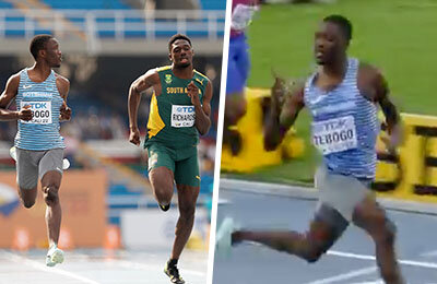 Эррион Найтон, сборная Ботсваны, Бег, чемпионат мира среди юниоров, Усэйн Болт