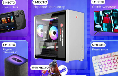 🎁 Мегарозыгрыш в нашем телеграме: игровой ПК, Steam Deck и телевизор