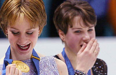 ретро, женское катание, Ирина Слуцкая, ISU, Солт-Лейк-Сити-2002, Саша Коэн, сборная США, Сара Хьюз, сборная России