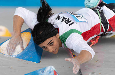 Политика, скалолазание, Эльназ Рекаби