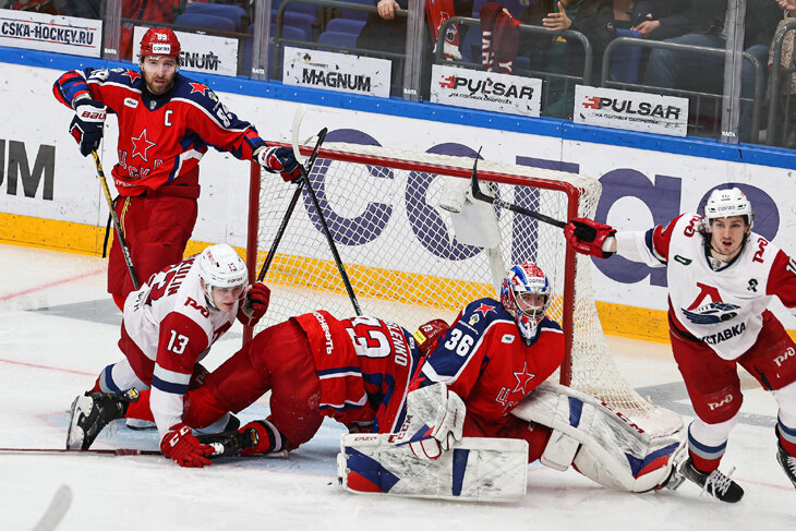 Огненный матч в Москве: ЦСКА дважды помогли видеопросмотры, «Локо» отбивался весь овертайм и выиграл по буллитам