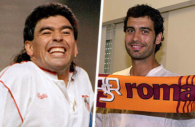 Деннис Бергкамп, Роберто Карлос, Патрик Виейра, Фрэнк Лэмпард, Милан, Диего Марадона, Интер, Пеп Гвардиола, Дэвид Бекхэм, Биксант Лизаразю, Кевин де Брюйне, Рой Кин, Тони Кроос, Каспер Шмейхель, Тьерри Анри, Петер Шмейхель, Диего, Диего Форлан, Майкл Оуэн, Филиппо Индзаги, Синиша Михайлович, Фабио Каннаваро, Франк Рибери, Филиппе Коутиньо, Кристиан Вьери, Фернандо Торрес, Андреа Пирло, Харри Кейн, Алессандро Дель Пьеро, Самюэль Это′О, Эдгар Давидс, Чиро Иммобиле, Хамес Родригес, Оуэн Харгривз, Баллак, Дженнаро Гаттузо, Бруну Фернандеш, Эрнан Креспо, Жерар Пике, Габриэль Батистута, Адриано, Марко Матерацци, Джо Коул, Ювентус, Манчестер Юнайтед