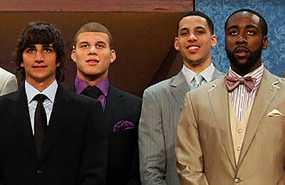 Блэйк Гриффин, Дрю Холидэй, Тайрик Эванс, Джеймс Харден, Рикки Рубио, Стефен Карри, драфт НБА, Дехуан Блэйр, Терренс Уильямс, НБА, Хашим Табит, Джонни Флинн, Брэндон Дженнингс