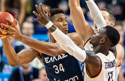 сборная Германии, сборная Греции, Яннис Адетокумбо, чемпионат Европы по баскетболу