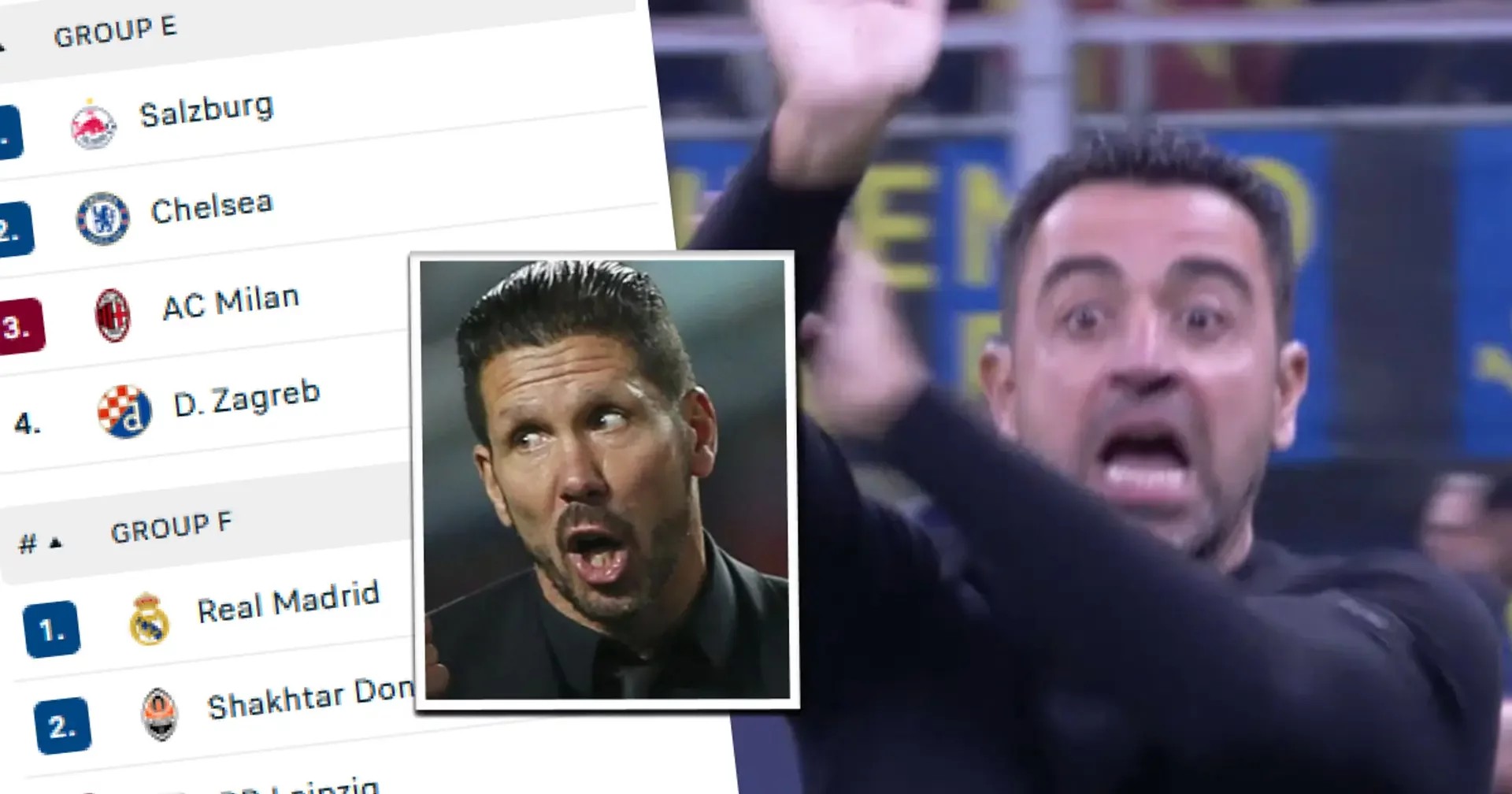 Лига чемпионов УЕФА, Севилья, Атлетико, Барселона, Реал Мадрид