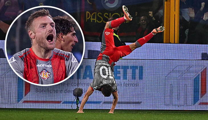 Варди забил в Италии. И, конечно, сделал сальто!