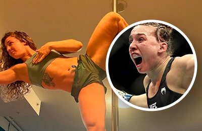 В UFC дерется бывшая стриптизерша. Она душила клиентов, когда те не платили