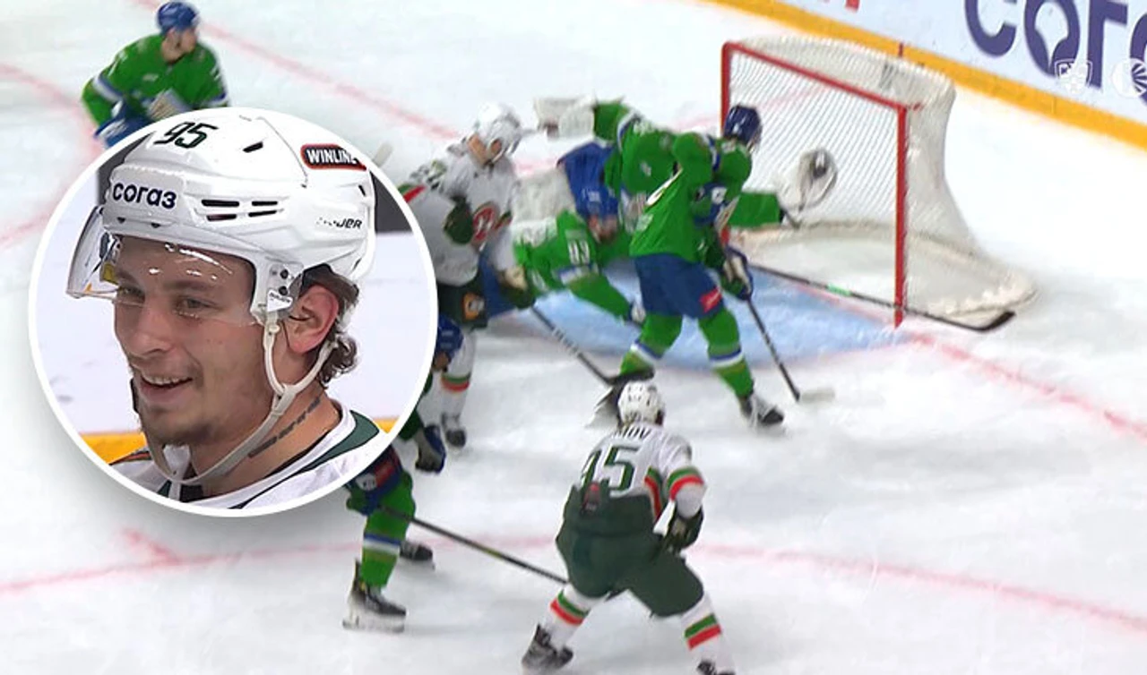 Невероятное спасение вратаря «Салавата»! Удивился даже соперник