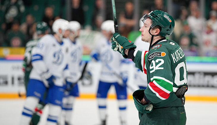 Фотография поста в ленте «Ак Барс» вылетел от «Динамо» – 1:6 в шестом матче. Целый период было шоу с пустыми воротами