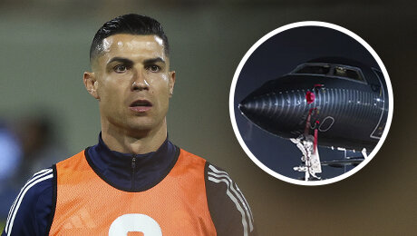 Самолет Роналду улетел из Саудовской Аравии в Испанию. Но Криштиану, кажется, остался