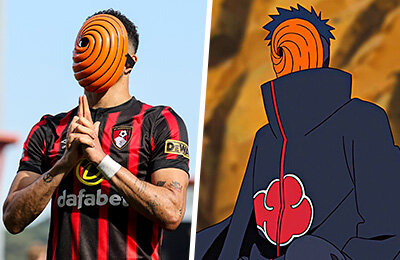 Фото дня: «Наруто» в АПЛ! Форвард «Борнмута» отметил гол в яркой маске