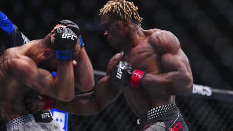 «Сестра написала: «Капец. Это что за огромный мутант?» Он пережил бой в UFC против нового Нганну