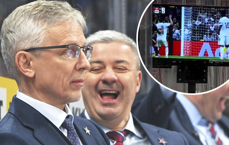 «Игорь Николаевич, там «Реал» показывают». «Трактор» шутит над Ларионовым