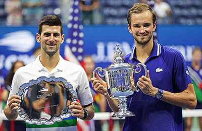 Даниил Медведев, Новак Джокович, US Open, ATP