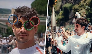 Леклер возглавил эстафету Олимпийского огня в Монако – и украл шоу: стал главной звездой вместо факела