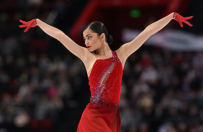 Серия Гран-при России, женское катание, Даниил Глейхенгауз, Аделия Петросян, сборная России