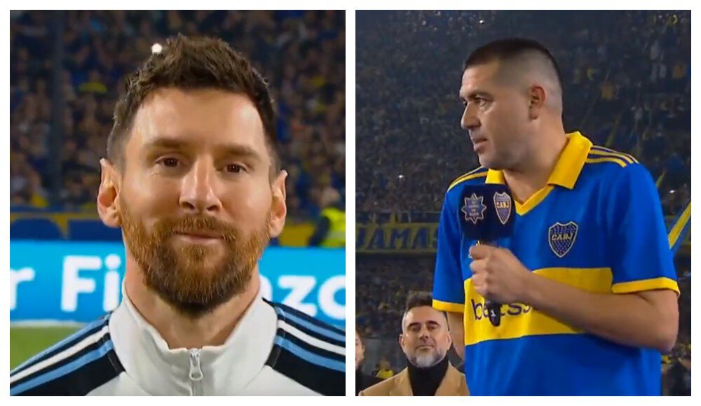 &#171;Я очень тебя люблю и извиняюсь перед твоей семьей&#187;. Во время прощального матча Рикельме обратился к Месси с теплой речью