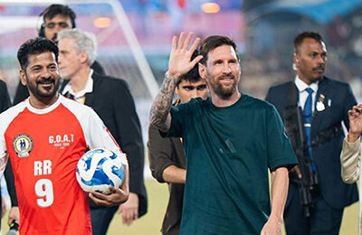 Месси погоняли за мячом – индийский министр не отдал ни одного точного паса 🤭