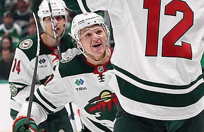 Капризов идеально начал плей-офф. «Миннесота» забила шесть «Далласу»!