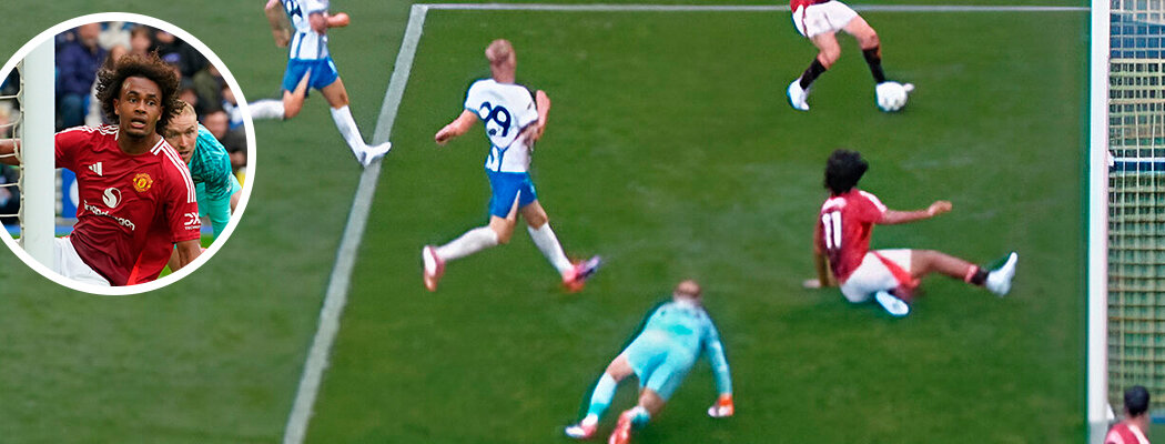 Глупейшая отмена у «МЮ»: офсайд при ударе в пустые ворота. И поражение вместо камбэка