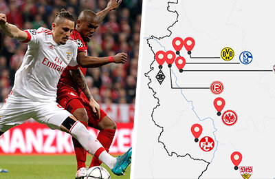 Ставки на спорт, Ставки на футбол, Боруссия Менхенгладбах, Лига Европы УЕФА, Штутгарт, Боруссия Дортмунд, Карл Цейсс, Бавария, Бенфика, Айнтрахт Франкфурт, Байер, Шальке, РБ Лейпциг, Кайзерслаутерн, Герта, Лига чемпионов УЕФА, Кубок Кубков, Динамо Дрезден, Фортуна Дюссельдорф, Франкфурт, Локомотив Лейпциг
