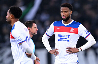 ЛНЗ, Данни Рель, Лига конференций УЕФА, Рейнджерс, Ницца, лига 1 Франция, Лига Европы УЕФА, Ставки на футбол, Стефан Решко, Динамо Киев, высшая лига Шотландия, Лига чемпионов УЕФА, Джим Рэтклифф, Расселл Мартин, Александр Шовковский, Ставки на спорт