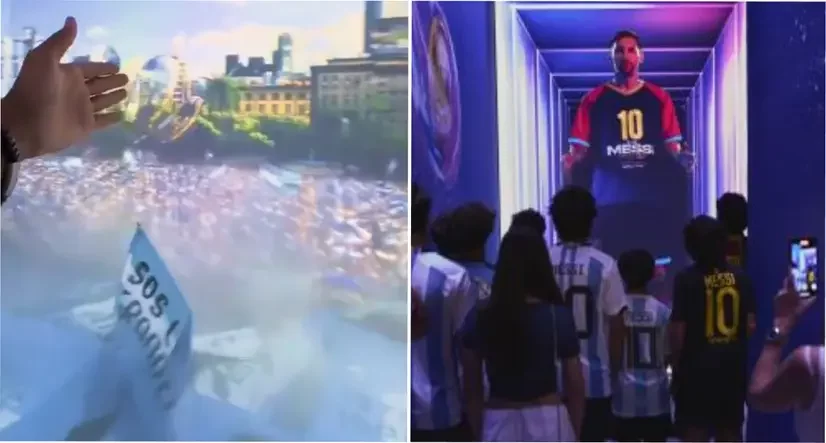 Первые кадры уникальной выставки Messi Experience. Проработаны все детали жизни Лео