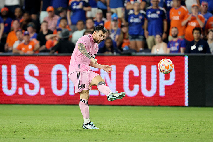 Ночью Месси может выиграть второй титул с «Интером Майами». Можно ставить хоть на автогол в финале