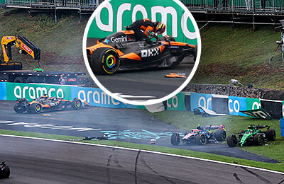 Массовые крэши в «Ф-1»: в стену улетели экс-лидер сезона и еще трое