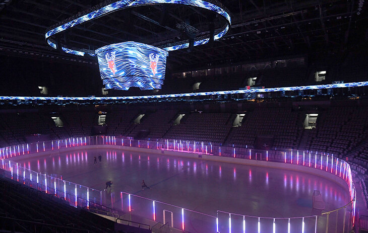 12-тысячная арена КХЛ в Нижнем Новгороде – просто 🔥🔥🔥 Вот фото изнутри