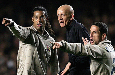 Роналдиньо, Челси, Фрэнк Лэмпард, Петр Чех, Жулиано Беллетти, Жозе Моуринью, Ставки на спорт, Ставки на футбол, Пьерлуиджи Коллина, УЕФА, Лига чемпионов УЕФА, Франк Райкард, Барселона, Джон Терри, Андерс Фриск, Эйдур Гудьонсен