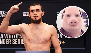 Это он побил друга Конора. Боец-мем из команды Хабиба, которого фанаты сравнивают со свиньей