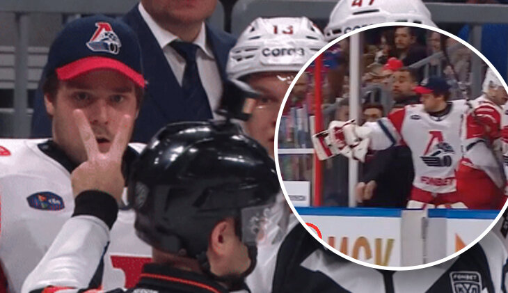 Так СКА еще не получал большинство: запасного вратаря «Локо» удалили за сэйв на скамейке